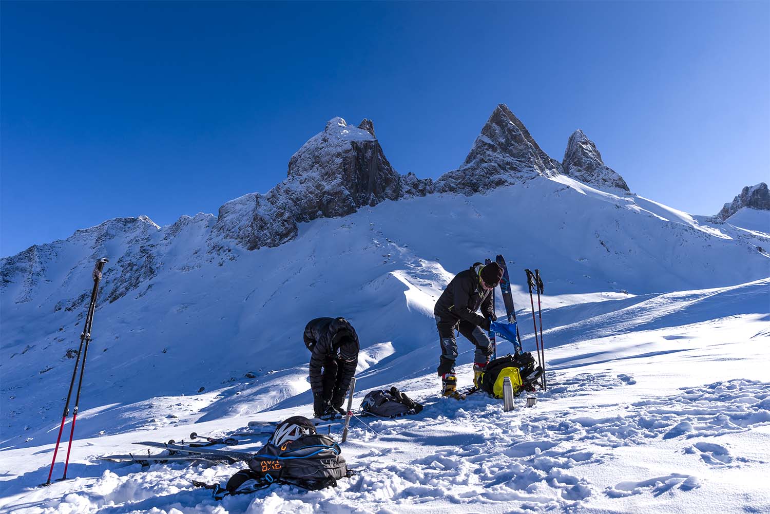 sortie journée ski de randonnée en maurienne, savoie