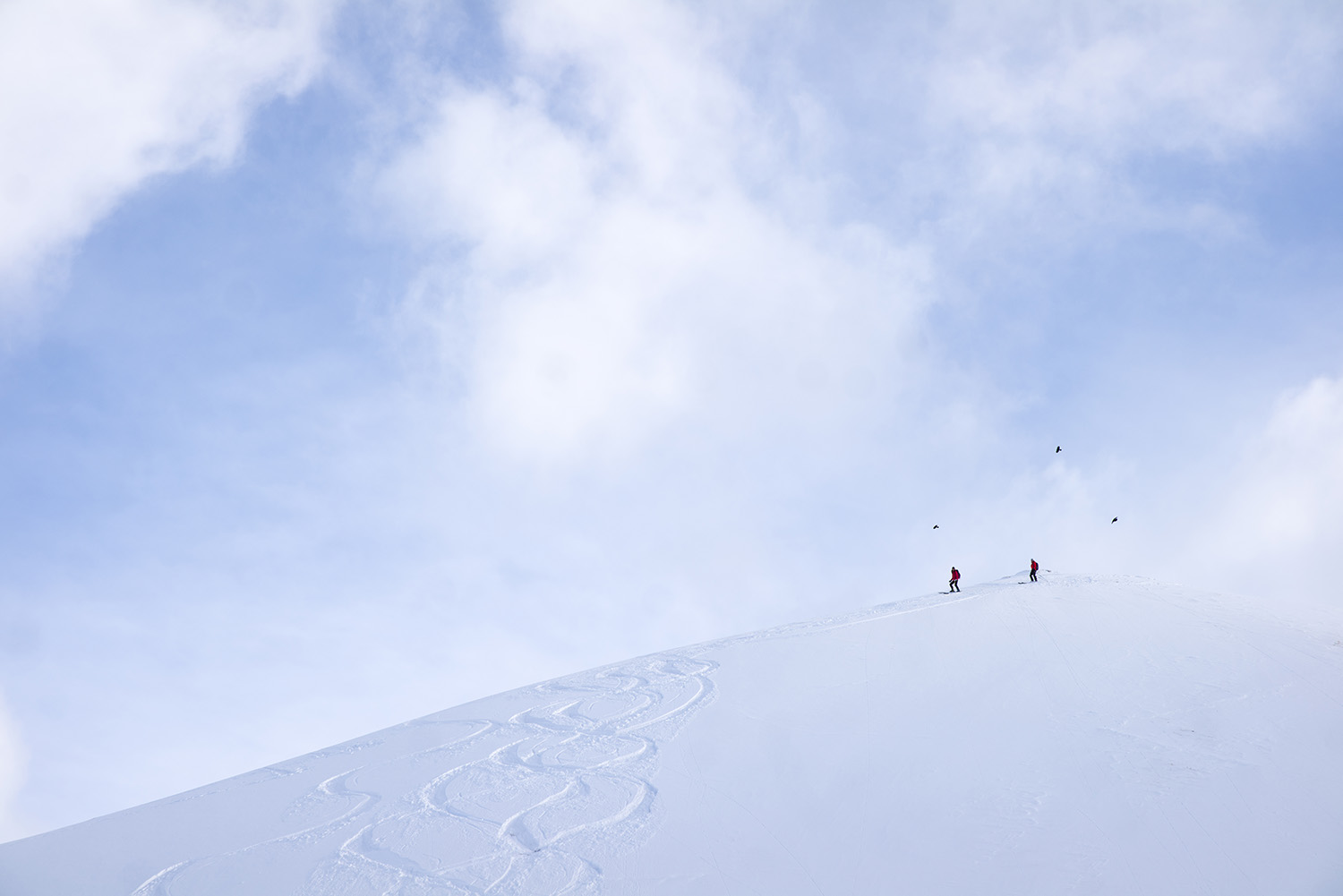 ski de randonnée à courchevel