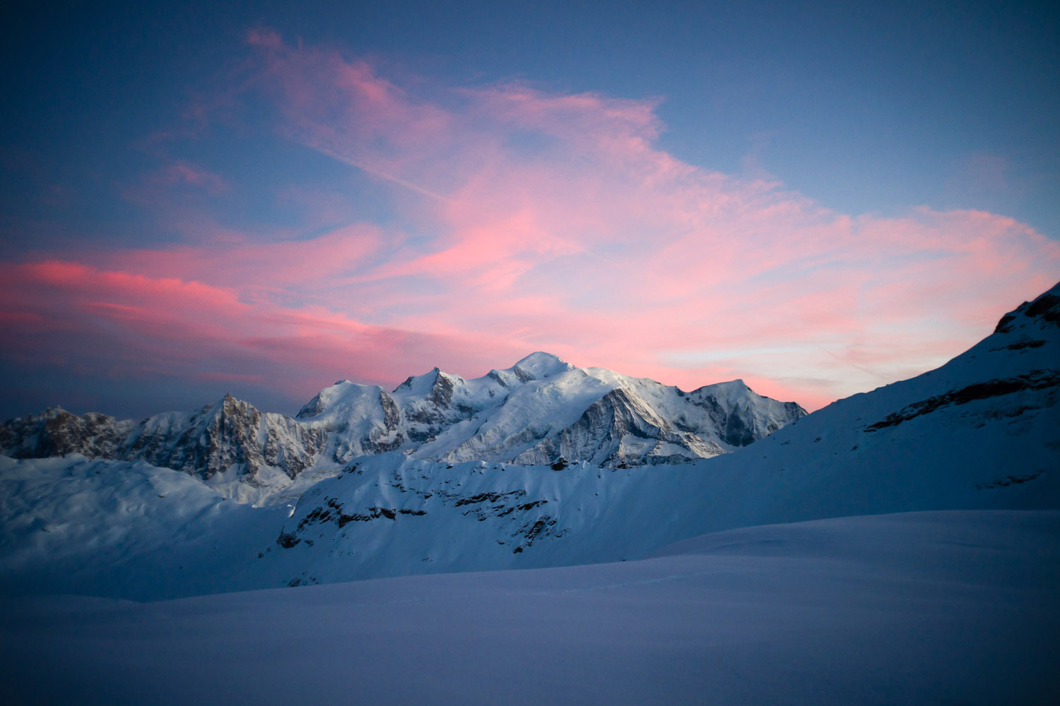 nuit au refuge de platé et ski de randonnée