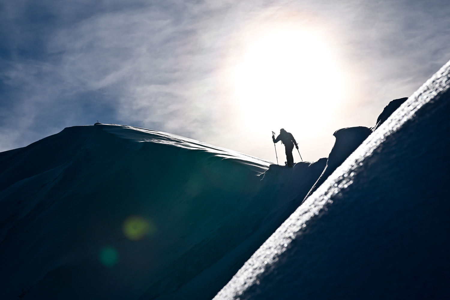 nuit au refuge des près et ski de randonnée