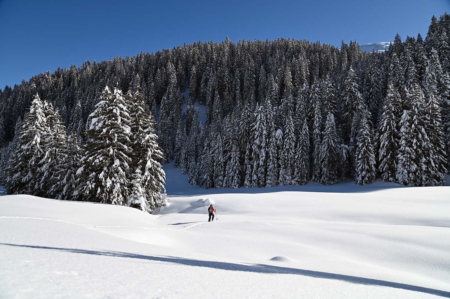 nuit au refuge du lac de gers et ski de randonnée